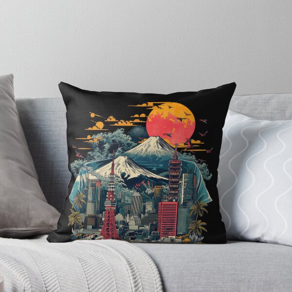 Item preview, Tokyo City Design, Tokyo Japan, Japanese Inspired 80s Style designed and sold by enjoytheshirt.