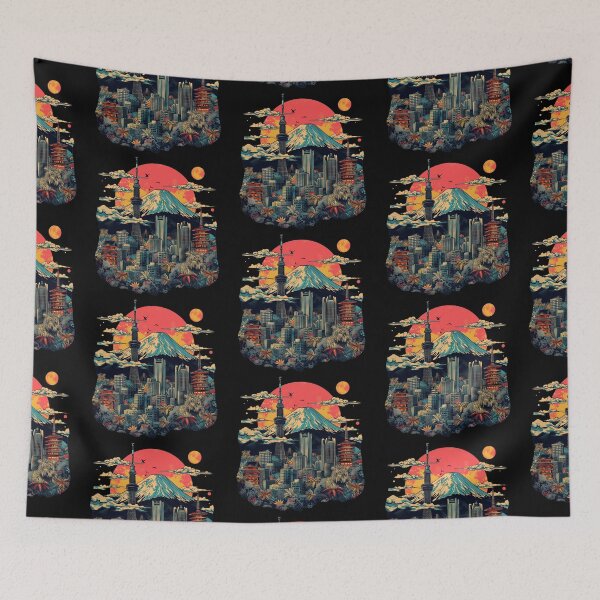 Item preview, Tokyo Japan, Japanese Inspired 80s Style, Tokyo City Design designed and sold by enjoytheshirt.