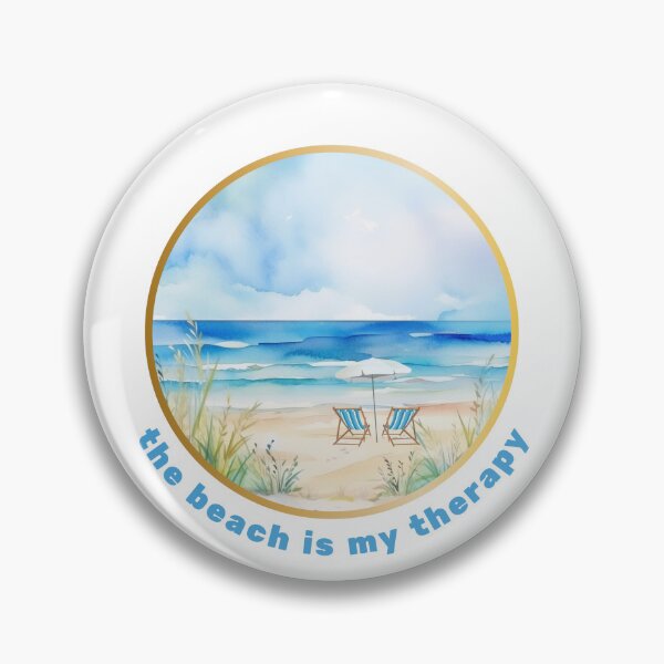 Item preview, The Beach is My Therapy designed and sold by BHBoutiqueShop.
