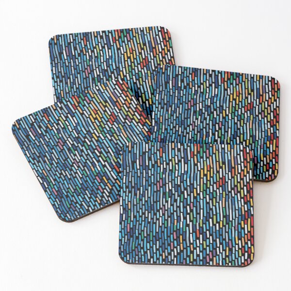 Item preview, Colorful Vertical Dashed Lines Spectrum designed and sold by EnchantArtCo.