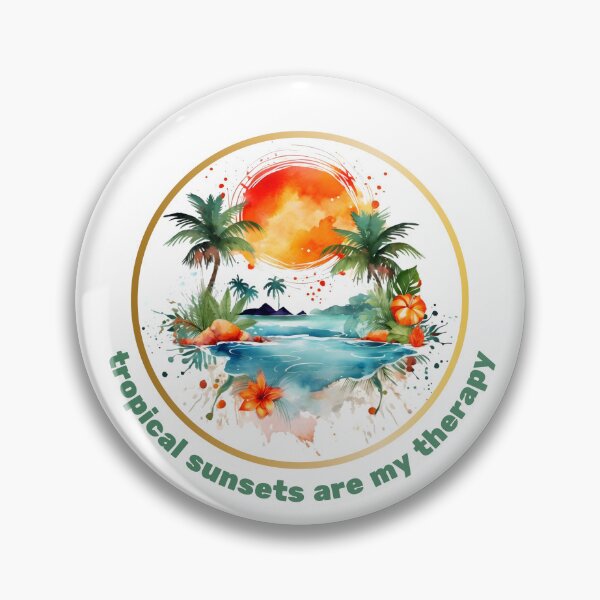 Item preview, Tropical Sunsets Are My Therapy designed and sold by BHBoutiqueShop.