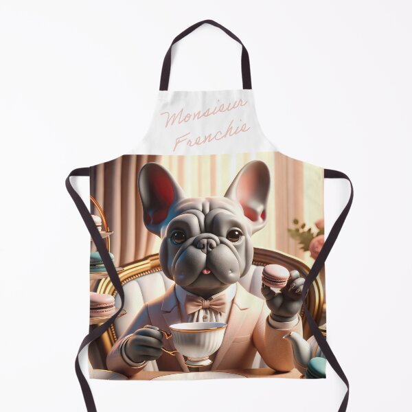 Item preview, Tea Time with Monsieur Frenchie: High Society Paws designed and sold by Appsmiths.
