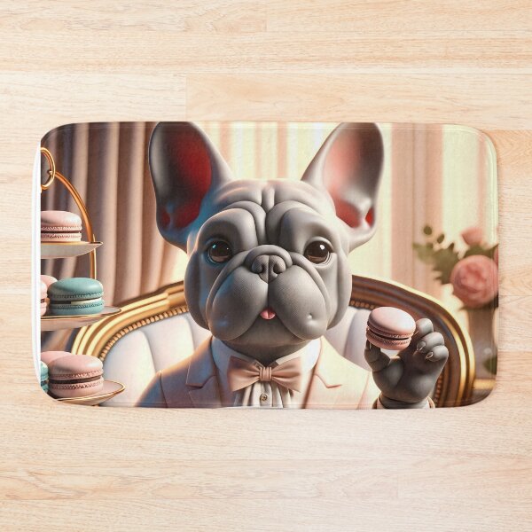 Item preview, Tea Time with Monsieur Frenchie: High Society Paws designed and sold by Appsmiths.