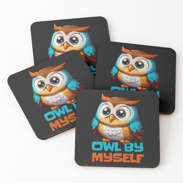 Item preview, Owl By Myself - All by myself Owl Pun designed and sold by Visual Stimulus.
