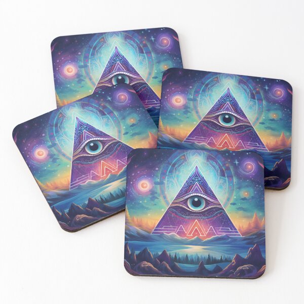 Item preview, Cosmic Enlightenment - Astral Eye Art designed and sold by pooshda.