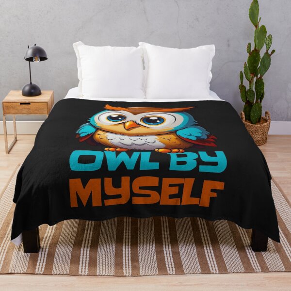 Item preview, Owl By Myself - All by myself Owl Pun designed and sold by Visual Stimulus.