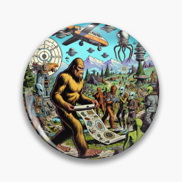 Item preview, Galactic Scavenger Hunt  | Bigfoot And Aliens | Ufo | Believe designed and sold by ShopCoolStop.