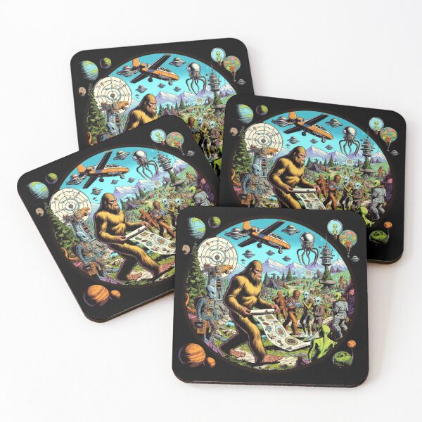 Item preview, Galactic Scavenger Hunt  | Bigfoot And Aliens | Ufo | Believe designed and sold by ShopCoolStop.