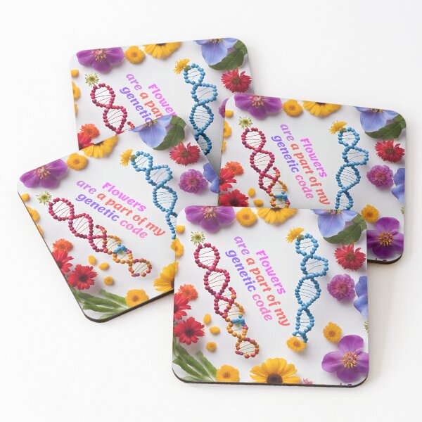 Item preview, Genetic code with flowers designed and sold by MyCraftForYOU.