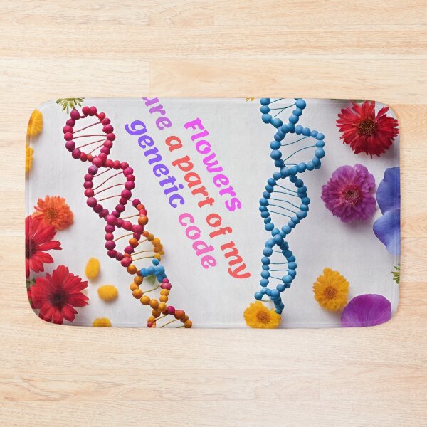 Item preview, Genetic code with flowers designed and sold by MyCraftForYOU.