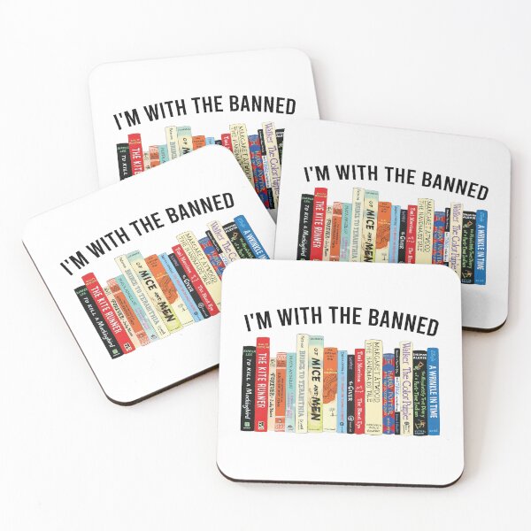 Item preview, I'm With The Banned, Banned Books, Read Banned Books, Teacher Librarian Gift, Social Justice Bookish designed and sold by MisterrAB.