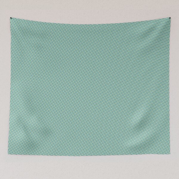 Item preview, Yellow Background Blue Octagon & Arrows Infinite Endless Pattern designed and sold by Alchemy-A-La-G.