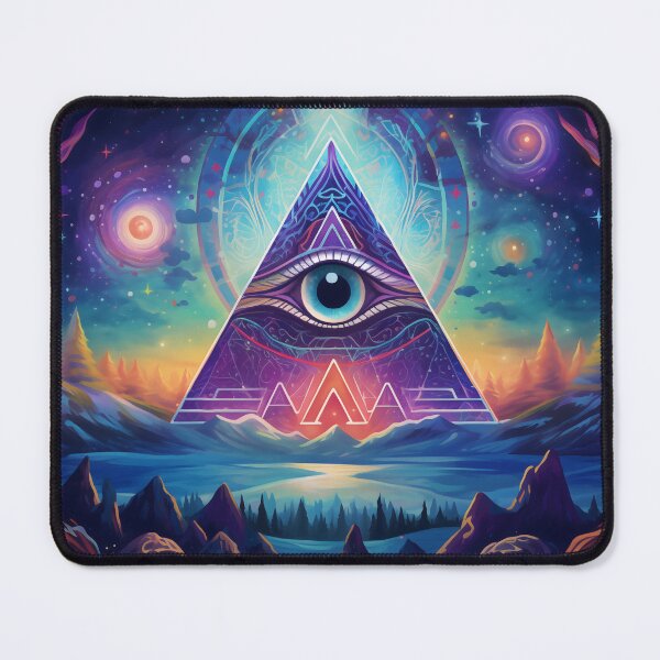 Item preview, Cosmic Enlightenment - Astral Eye Art designed and sold by pooshda.
