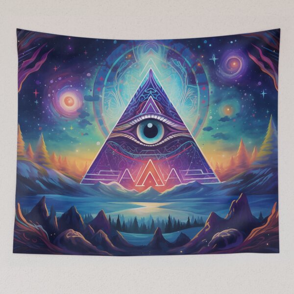 Item preview, Cosmic Enlightenment - Astral Eye Art designed and sold by pooshda.