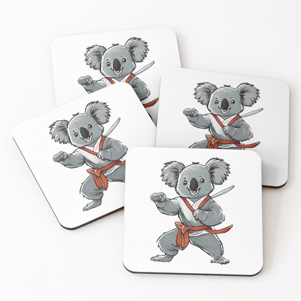 Item preview, Karate-chopping Koala Sensei designed and sold by omerfdln34.