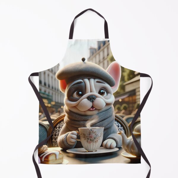 Item preview, Café Paws in Paris: A Bulldog's Tea Retreat designed and sold by Appsmiths.