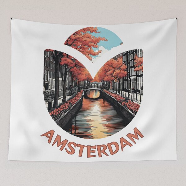 Artikelvorschau, Amsterdamer Tulpen entworfen und verkauft von PocketBazaar.