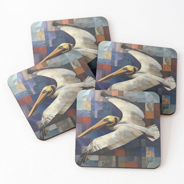 Item preview, Geometric Pelican designed and sold by WarpWeft.
