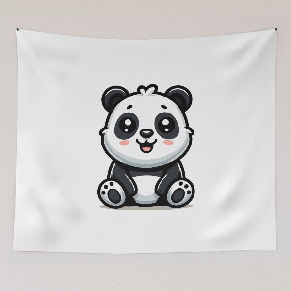 Item preview, Cute Panda Cub designed and sold by cave-canvas.