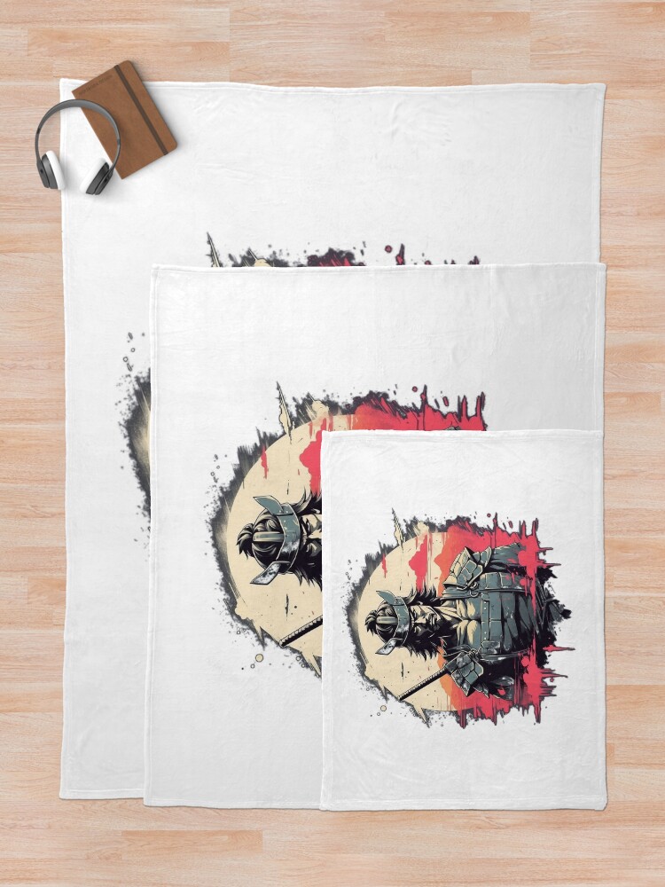 Thumbnail 5 of 6, Throw Blanket, Samurai designed and sold by JonathanP514.