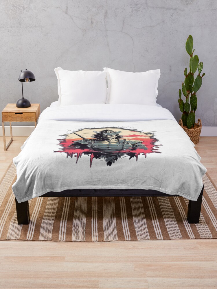 Thumbnail 1 of 6, Throw Blanket, Samurai designed and sold by JonathanP514.