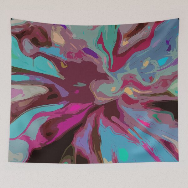 Item preview, Chromatic Pour: Green, Pink, Sky Blue Symphony. designed and sold by GAP90.