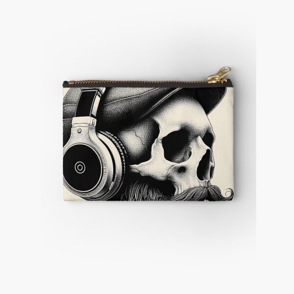 Item preview, Skull wearing Headphones #14 designed and sold by elektronen.