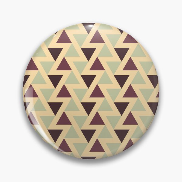 Item preview, Yellow Background Multi-Color Triangles Infinite Endless Continuous Pattern designed and sold by Alchemy-A-La-G.