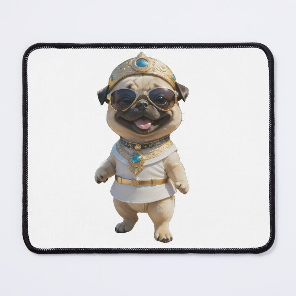 Item preview, Cool Modern Egyptian Pug Dog designed and sold by GiwuArt777.