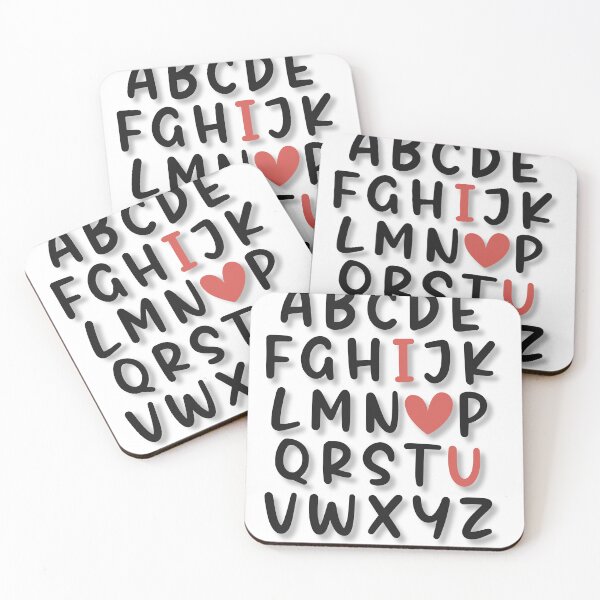 Item preview, I Love You from A to Z designed and sold by DaniUK.