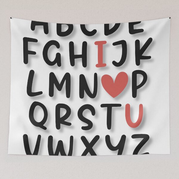 Item preview, I Love You from A to Z designed and sold by DaniUK.