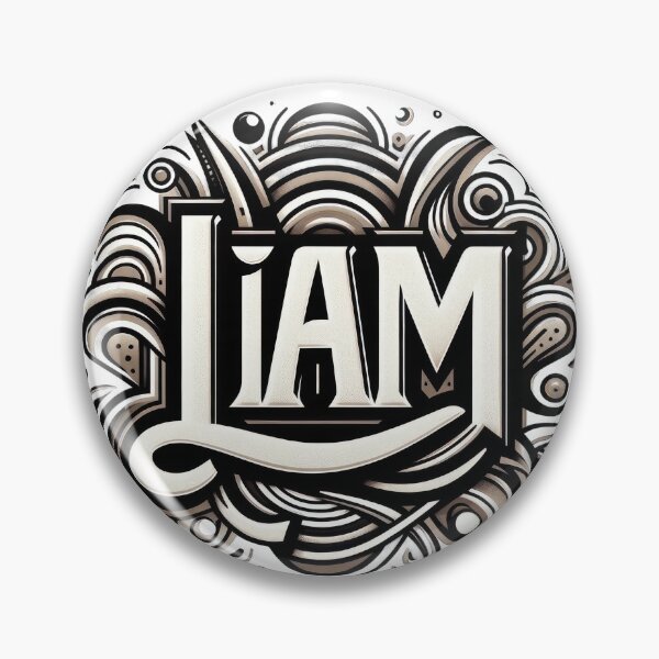 Item preview, Personalised Initial Name Liam designed and sold by joyfulcow.