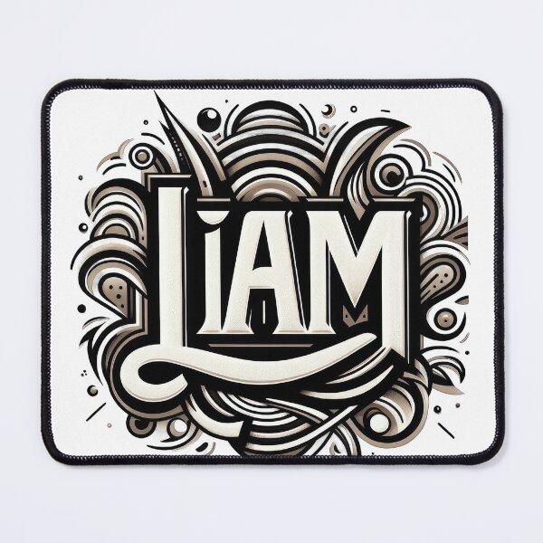 Item preview, Personalised Initial Name Liam designed and sold by joyfulcow.