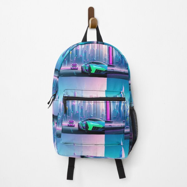 Item preview, Futuristic cityscape, vibrant colors, sleek cars, illuminated buildings. designed and sold by ArtComixHaven.
