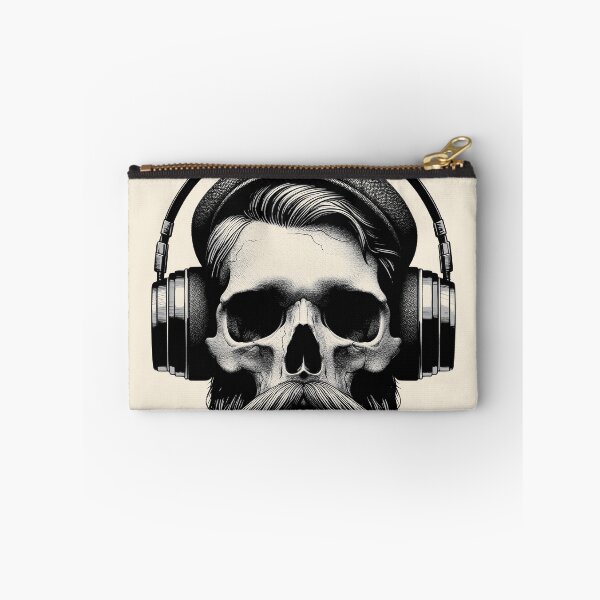 Item preview, Skull wearing Headphones #15 designed and sold by elektronen.