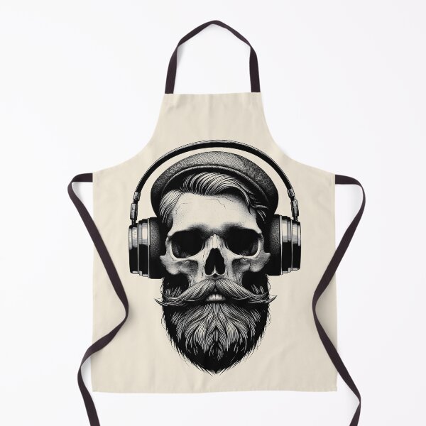 Item preview, Skull wearing Headphones #15 designed and sold by elektronen.