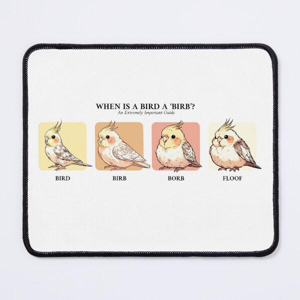 Item preview, When is A Bird A "Birb" designed and sold by sosodesj.