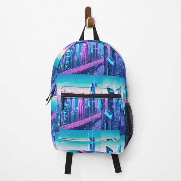 Item preview, Futuristic cityscape, vibrant colours, advanced architecture, skyline view. designed and sold by ArtComixHaven.