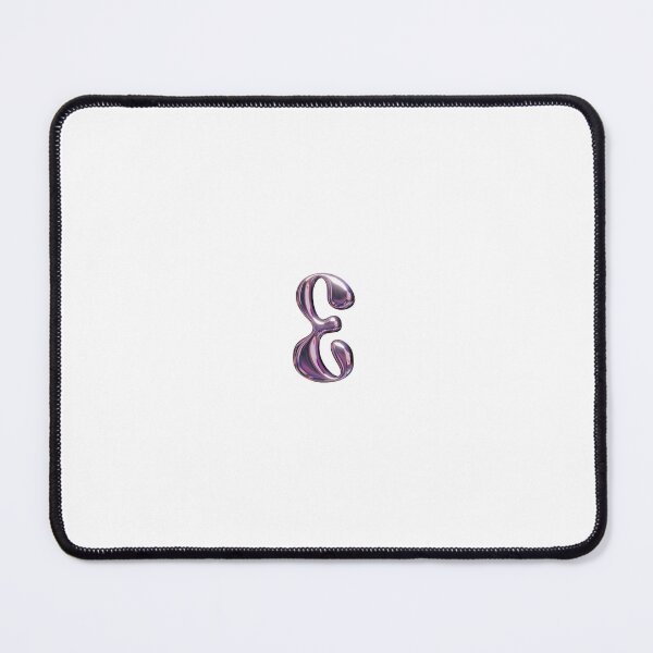 Item preview, E oil slick bubble letter designed and sold by SlayDesignz.
