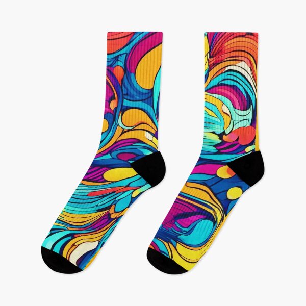 Item preview, Eye-catching Neon Abstract Pattern designed and sold by Health And Fitness Posts e-Store.