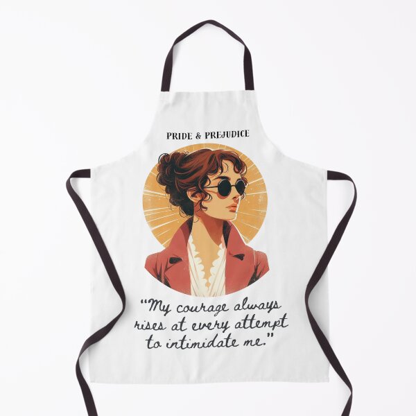 Item preview, Pride and Prejudice - My courage always rises quote designed and sold by Literary-tee.