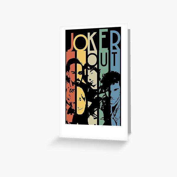 Item preview, Joker Out Retro Stripes designed and sold by humnoo.