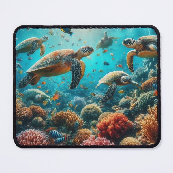 Item preview, Sea turtles in harmony designed and sold by tortugasadventu.