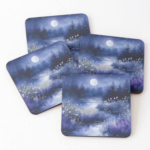 Item preview, Moon Glow Tranquility designed and sold by colorvisionart.