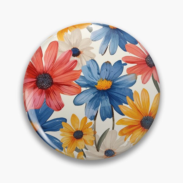 Item preview, Large Colorful Daisies designed and sold by UnTangle.