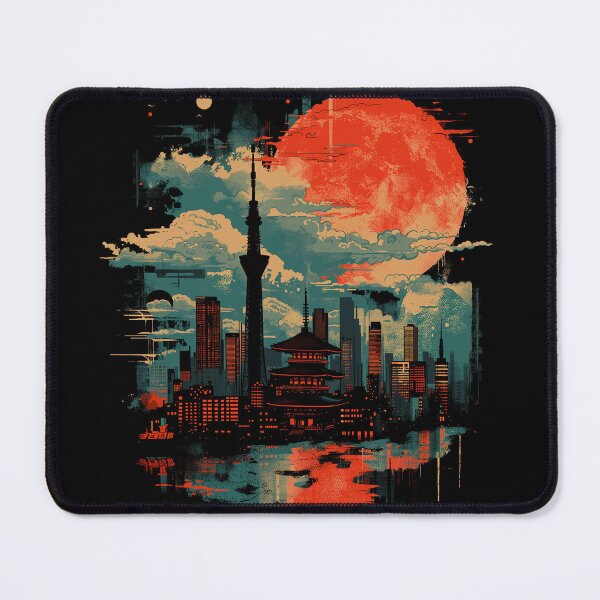 Item preview, Tokyo City Design, Tokyo Japan, Japanese Inspired 80s Style designed and sold by enjoytheshirt.