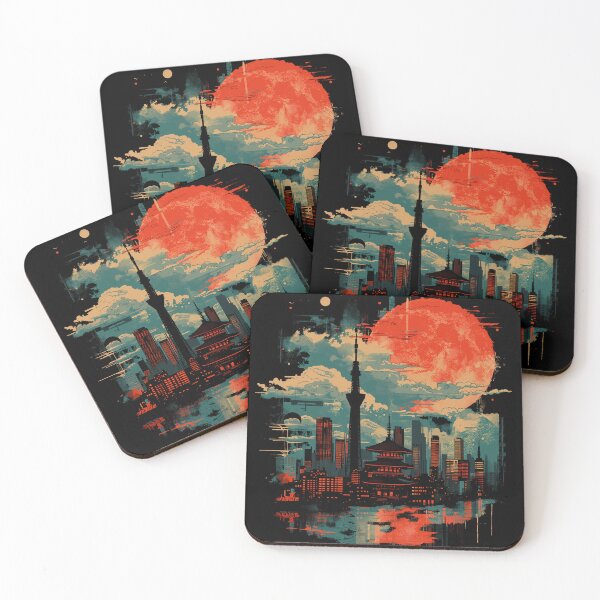 Item preview, Tokyo City Design, Tokyo Japan, Japanese Inspired 80s Style designed and sold by enjoytheshirt.