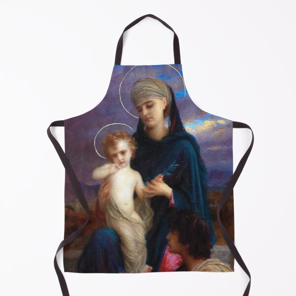 Item preview, Madonna with Christ Child and Boy - Ernest Hebert designed and sold by forgottenbeauty.