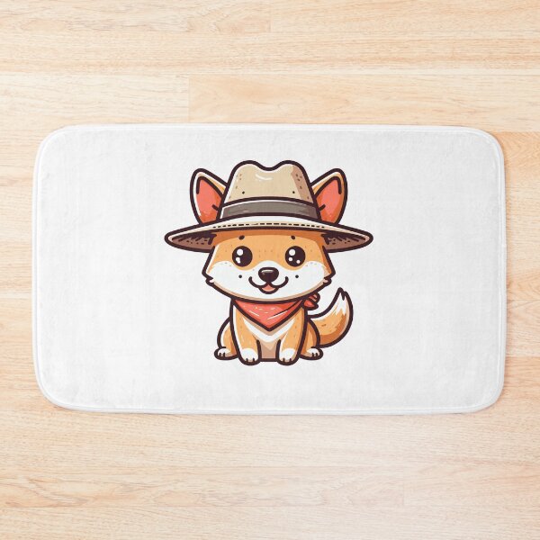 Item preview, Dingo with Hat designed and sold by ArtfulWeave.