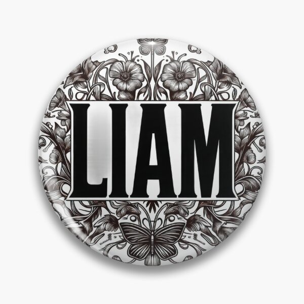 Item preview, Personalised Initial Name Liam designed and sold by joyfulcow.